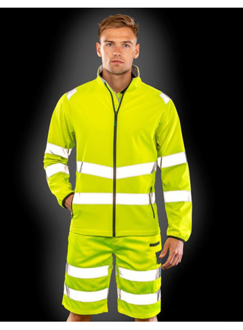 Result Genuine Recycled Recycled 2-Layer Printable Safety Softshell