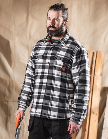 Scruffs Worker Padded Checked Shirt