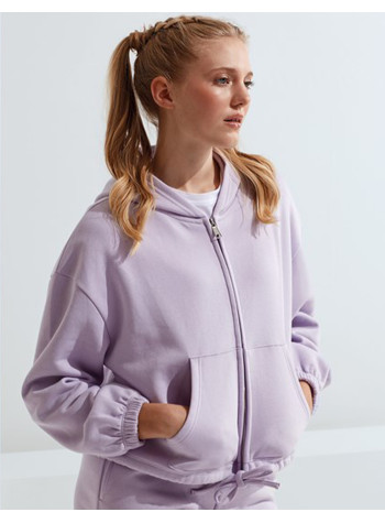 TriDri® Women’s Recycled Drawstring Full-Zip Hoodie