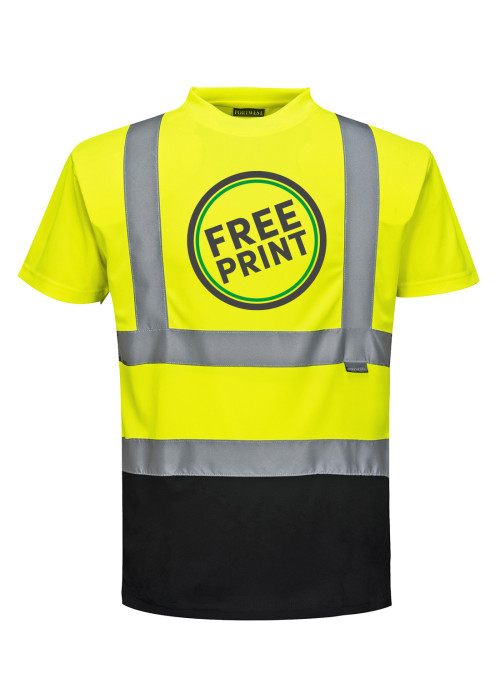 Bundle: 6 x Portwest Two Tone Hi-Vis T-Shirts...
