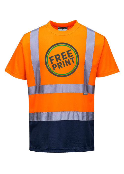 Bundle: 6 x Portwest Two Tone Hi-Vis T-Shirts...