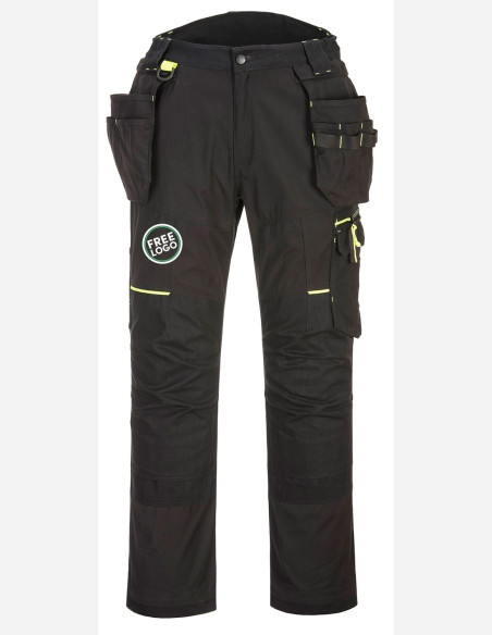 Bundle: 6 x Portwest WX3 Eco Stretch Holster Trousers with Free Logo