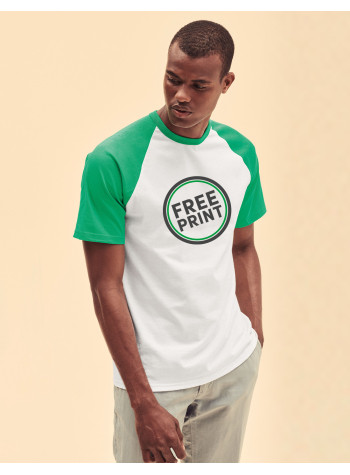 A bundle containing 50 Fruit Of The Loom baseball T-shirts with FREE PRINTING and FREE DELIVERY included. 2