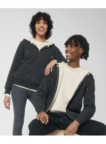 Stanley/Stella Unisex Hygger sherpa zip-through sweatshirt (STSU956)