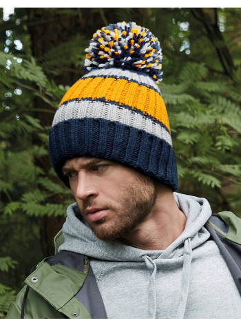 Beechfield Hygge Striped Beanie