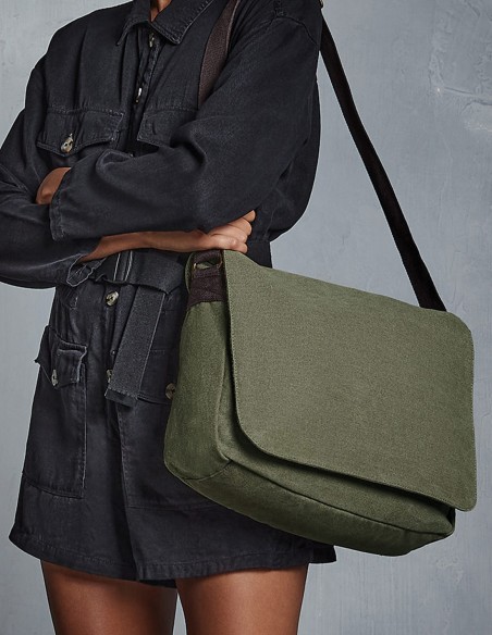 Quadra Vintage Canvas Despatch Bag