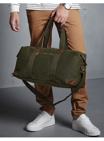 Quadra Heritage Waxed Canvas Holdall