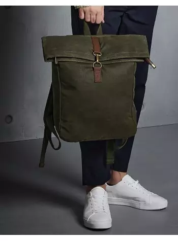 Quadra Heritage Waxed Canvas Backpack