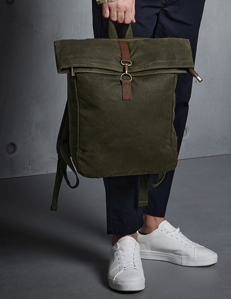 Quadra Heritage Waxed Canvas Backpack
