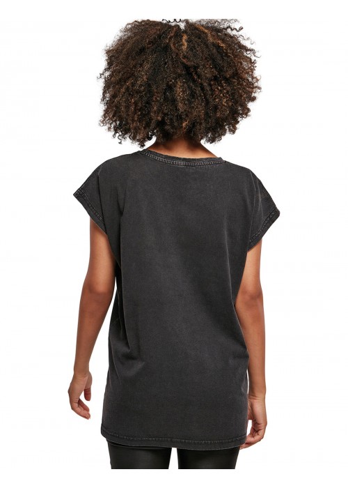 Build Your Brand Women's Acid Washed Extended...