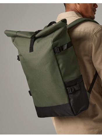 Bagbase Block Roll-Top Backpack