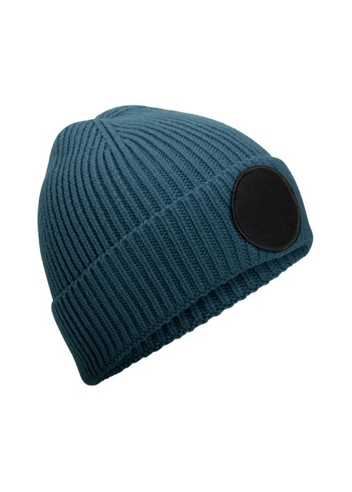 Beechfield® B442R Fashion Patch Beanie – Berretto Invernale In Pile Riciclato Con Toppa