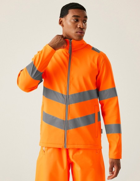 Regatta Hi-Vis Pro Contract Ablaze 2-Layer Softshell