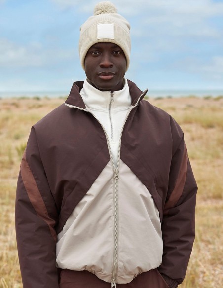 Beechfield Appliqué Patch Pom Beanie