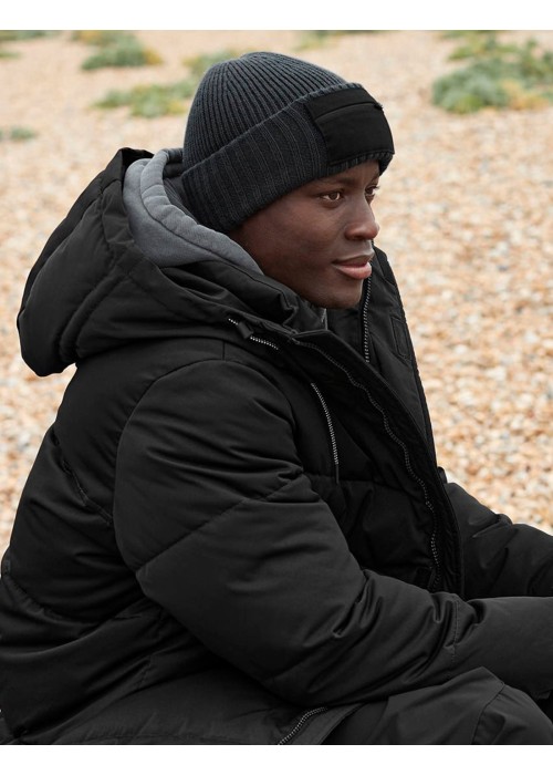 Beechfield Zip Patch Beanie