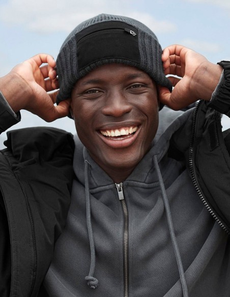 Beechfield Zip Patch Beanie