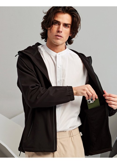 2786 Hooded 2-Layer Softshell Jacket