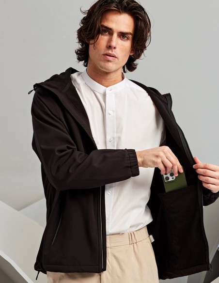 2786 Hooded 2-Layer Softshell Jacket