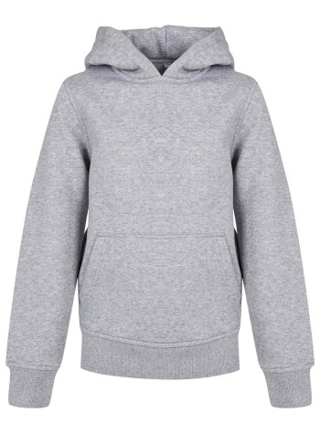 Build Your Brand Organic Kids Basic Hoodie