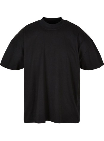 Build Your Brand Oversized Mock Neck Tee 2