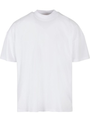 Build Your Brand Oversized Mock Neck Tee