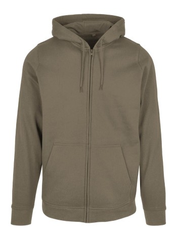 Build Your Brand Basic Zip Hoodie