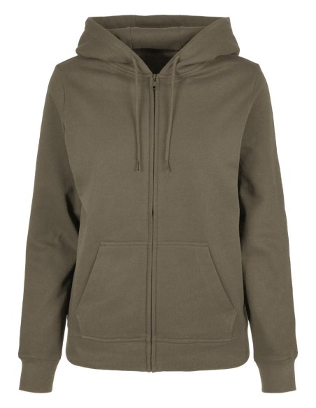 Build Your Brand Basic Women's Zip Hoodie
