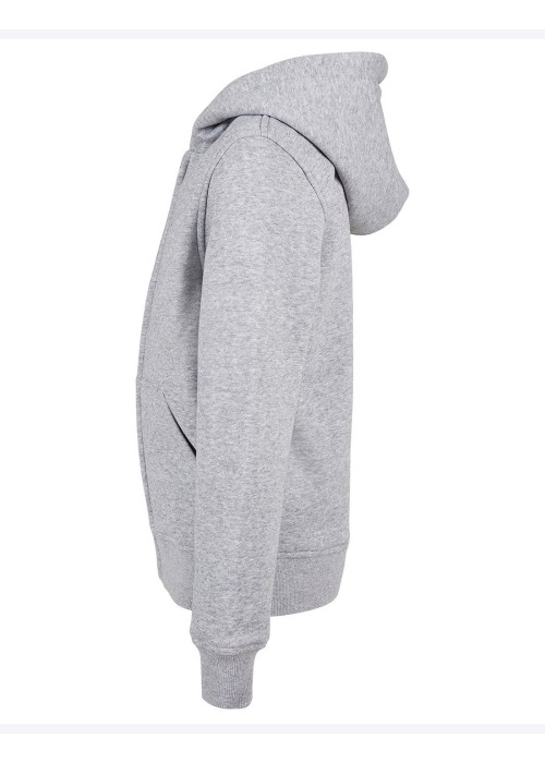 Build Your Brand Organic Kids Basic Zip Hoodie