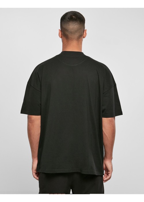 Build Your Brand Oversized Mock Neck Tee