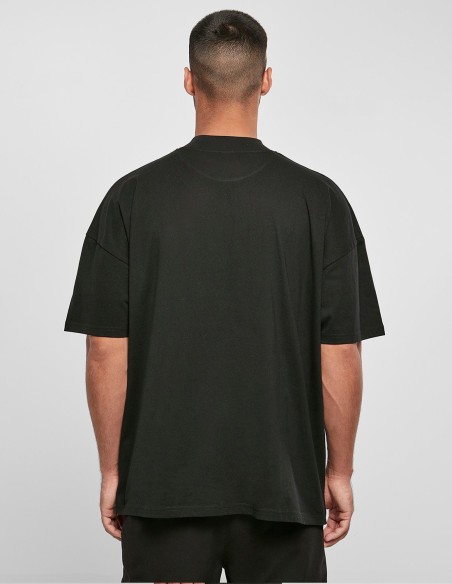 Build Your Brand Oversized Mock Neck Tee
