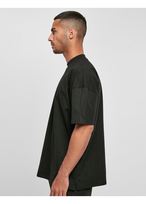 Build Your Brand Oversized Mock Neck Tee