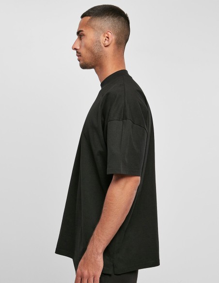 Build Your Brand Oversized Mock Neck Tee