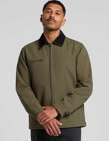 AS Colour Canvas Cord Collar Jacket | Premium Customisable Jacket