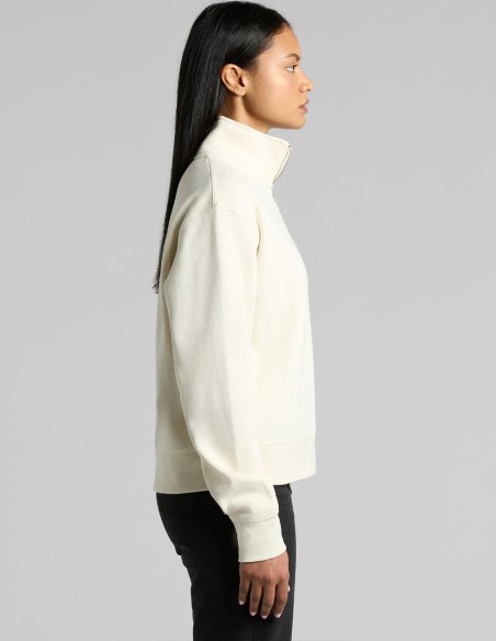 AS Colour Women's Stencil Half Zip Crew | Comfortable and Durable