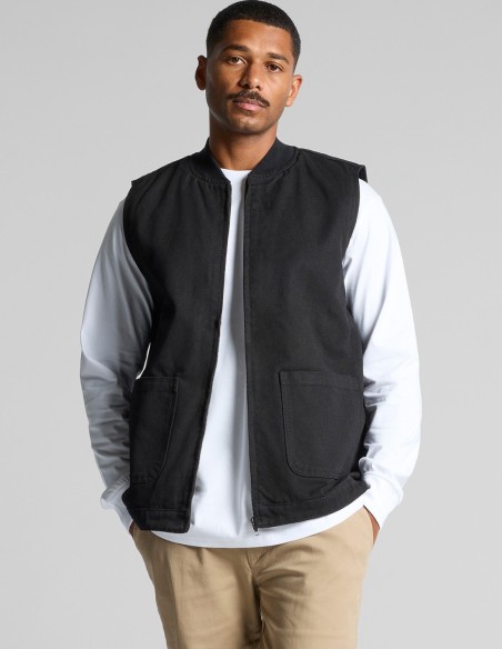 AS Colour Canvas Heavy Vest | Durable & Customisable Workwear