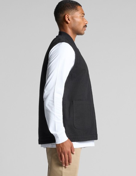 AS Colour Canvas Heavy Vest | Durable & Customisable Workwear