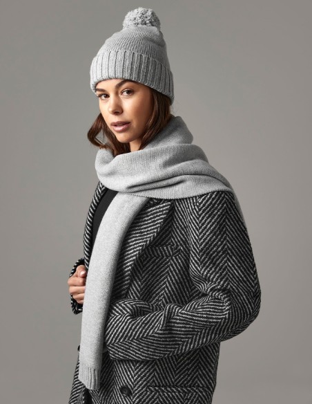Beechfield Knitted Scarf & Beanie Gift Set