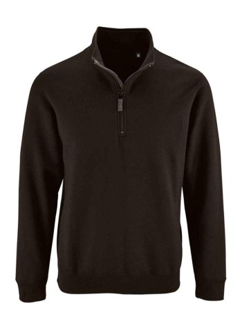 SOL'S Stan Contrast Zip Neck Sweatshirt 2