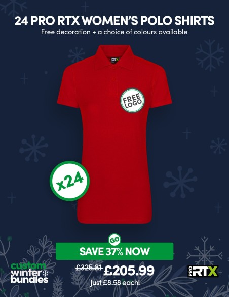 Bundle: 24 Pro RTX Women's Polo Shirts
