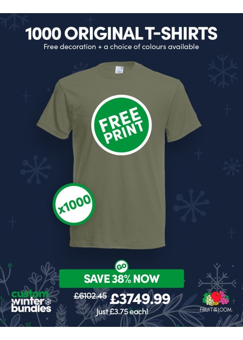 Bundle: 1000 x Fruit of the Loom Original...