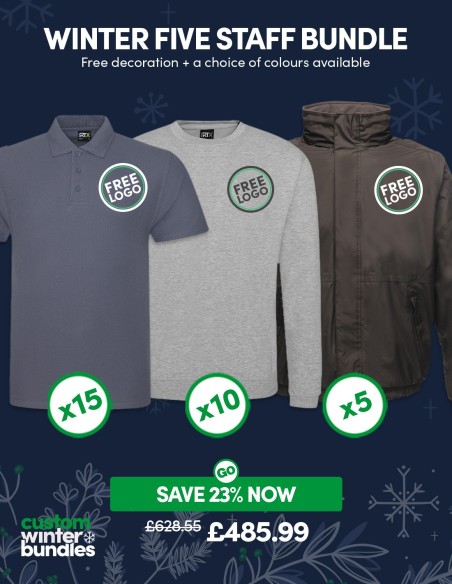 Bundle: Winter Five Staff Bundle with Free Logo