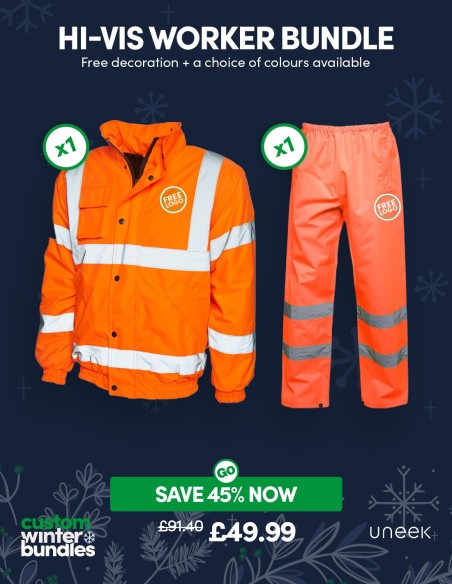 Hi-Vis Worker Bundle with Free Logo