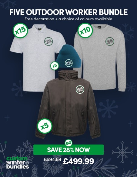 5x Cold Weather Bundle with Free Logo