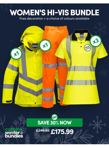 Women's Hi-Vis Workwear Bundle with Free Logos