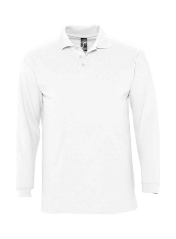 SOL'S Winter II Long Sleeve Cotton Piqué Polo Shirt