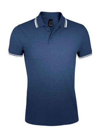 SOL'S Pasadena Tipped Cotton Piqué Polo Shirt 2