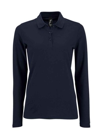 SOL'S Ladies Perfect Long Sleeve Pique Polo Shirt 2