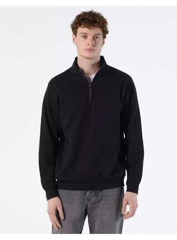 SOL'S Stan Contrast Zip Neck Sweatshirt