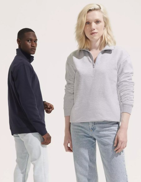 SOL'S Unisex Conrad 1/4 Zip Sweatshirt
