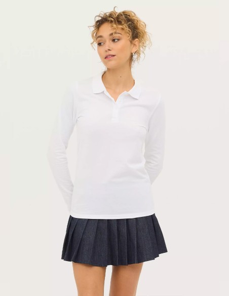 SOL'S Ladies Perfect Long Sleeve Pique Polo Shirt